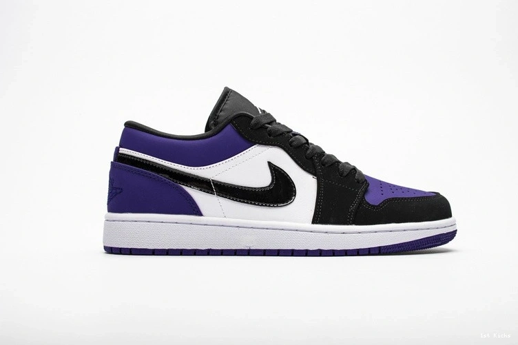 Low Jordan  1 553558-125 Purple  Court 1130